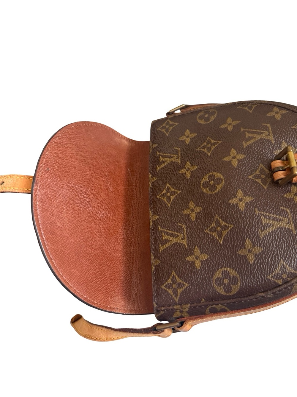 Louis Vuitton Vintage Chantilly Monogram Canvas Crossbody Saddle Bag - Picture 8 of 17